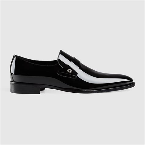 gucci patent leather shoes men's.